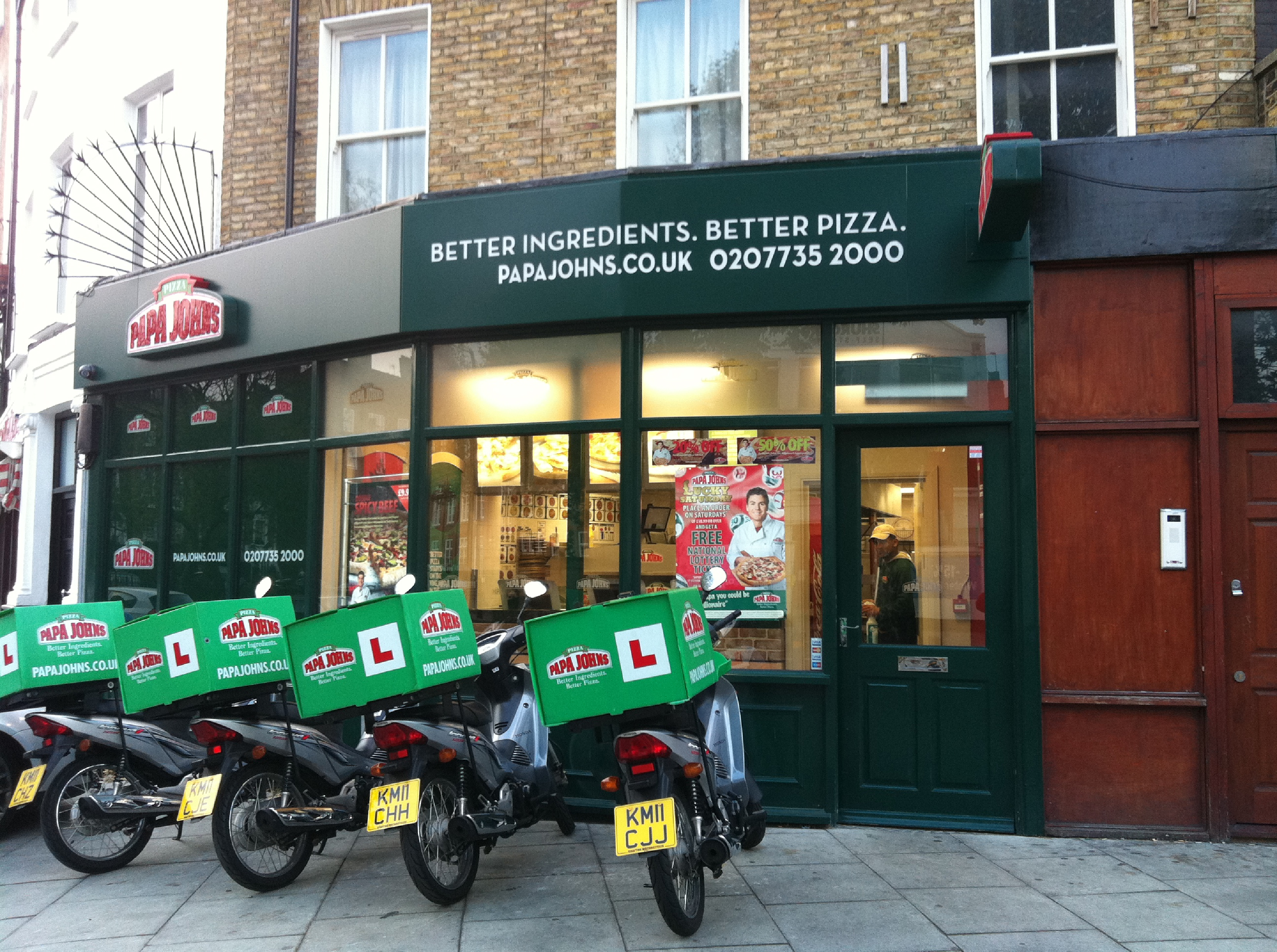 Papa John's Franchise, Pizza Delivery franchises | FranchiseSales.co.uk