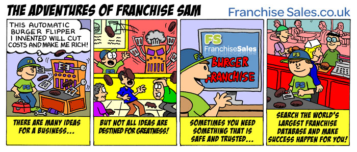 Adventures of Franchise Sam by FranchiseSale.co.uk
