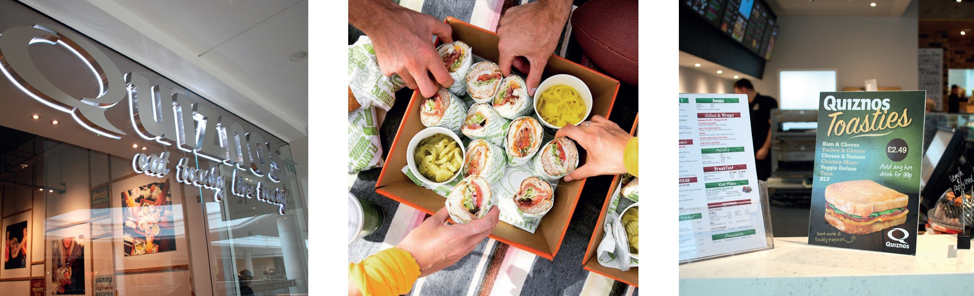 Quiznos franchises, buy a Sandwich franchise opportunity