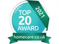 Caremark franchises rated Top 20 regionally in homecare.co.uk awards 2021.