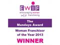 Director of The Wheel Specialist Ginny Murphy Wins Woman Franchisor of the Year. 
