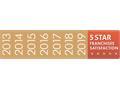 First to achieve 5-Star Franchisee Satisfaction for 7 consecutive years